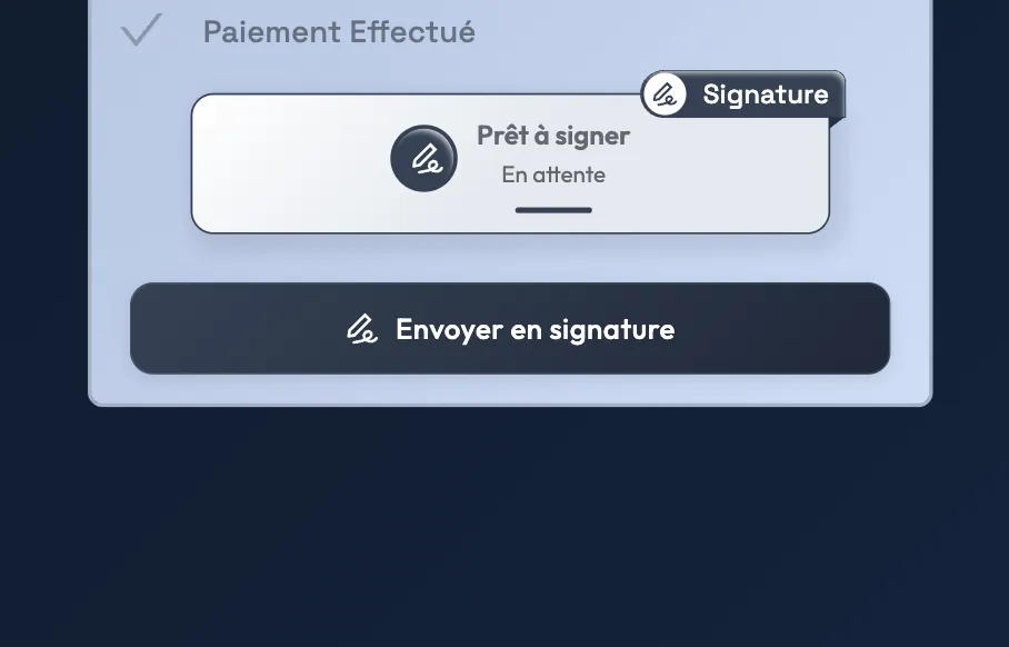 Signature électronique certifiée Yousign cession de créance pare-brise